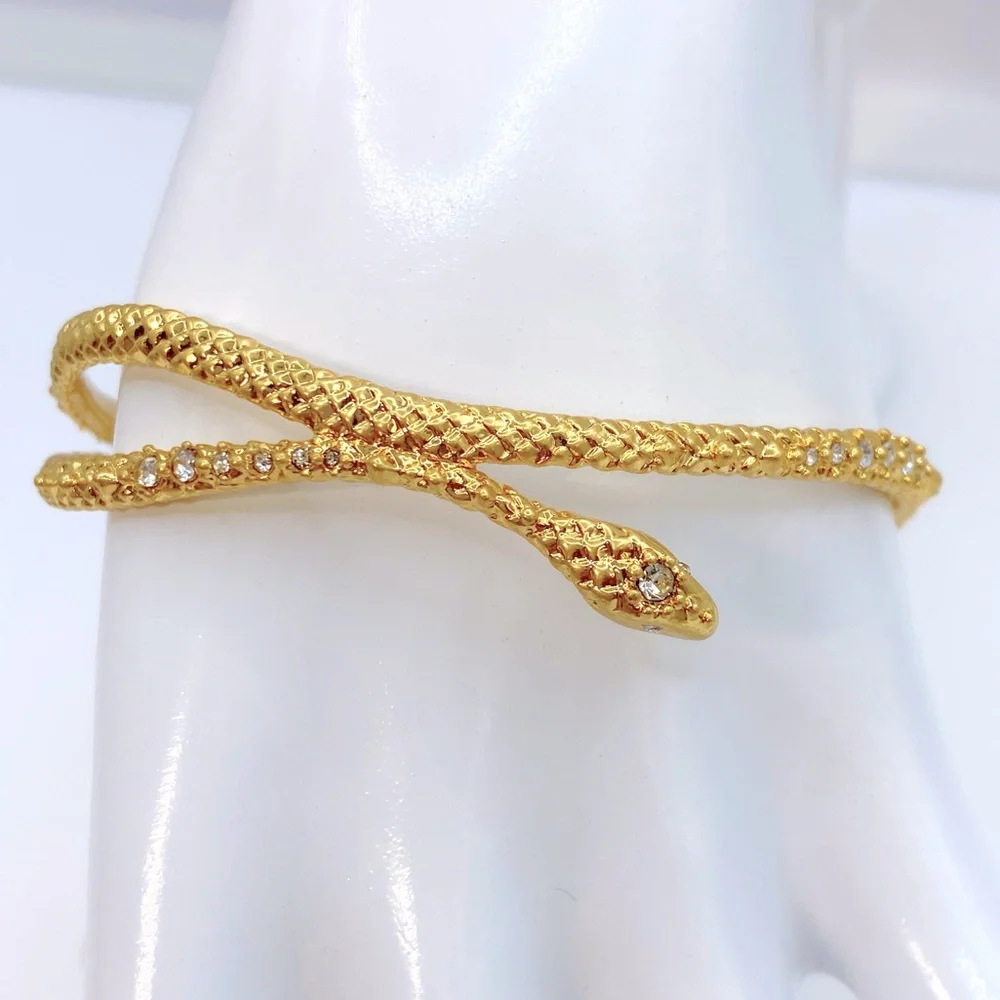Kendra Scott Gold Snake Bracelet - Picture 2 of 4